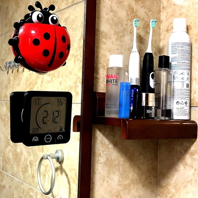 Waterproof Bathroom Wall Clock and Timer, Digital Water Resistant Hanging Timer - Image 7