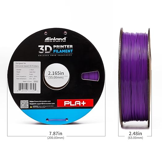 INLAND Micro Center PLA+ 3D Printing Filament 1.75mm - Image 4