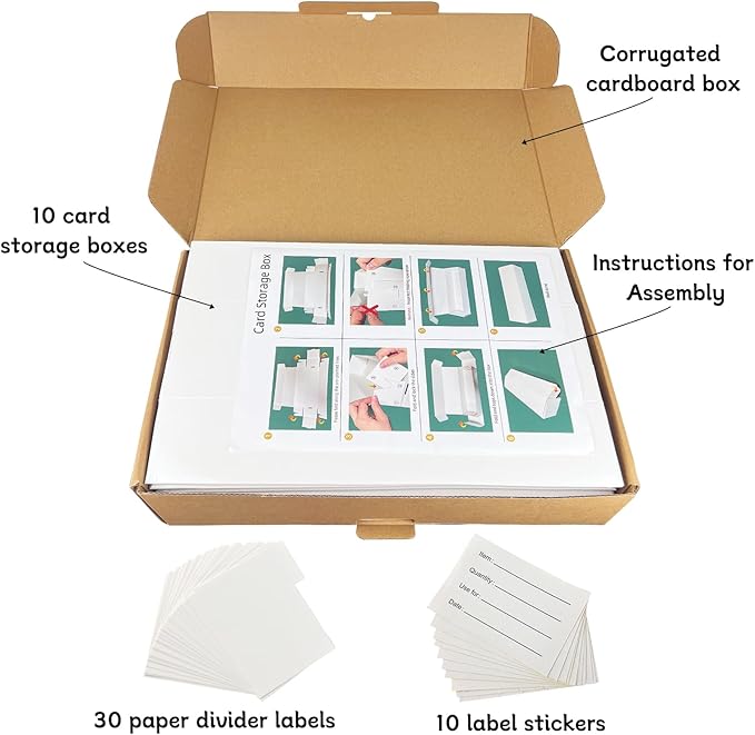 IOKUKI 10-Pack Trading-Card Storage Box, 14.4 INCH Horizontal - Image 9
