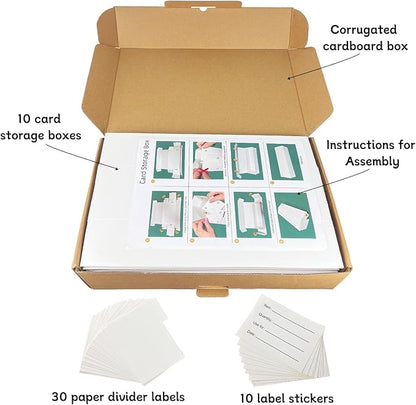 IOKUKI 10-Pack Trading-Card Storage Box, 14.4 INCH Horizontal - Image 9