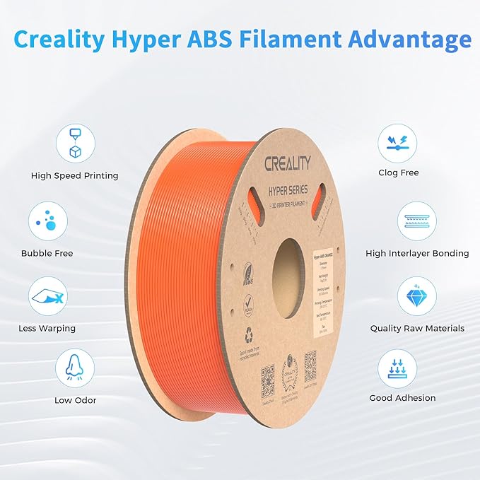 Creality Hyper ABS Filament, Official 3D Printer Filament ABS 1.75mm - Image 3
