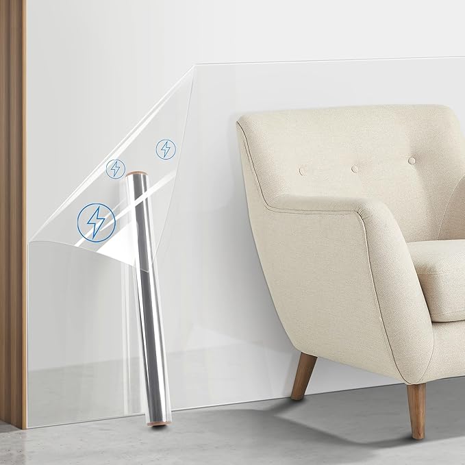 Electrostatic Wall Protector, Removable Contact Paper by Loiion