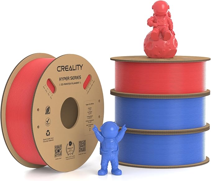 Creality Hyper PLA Filament 1.75mm, 30-600mm/s High Speed 3D Printer Filament by Creality