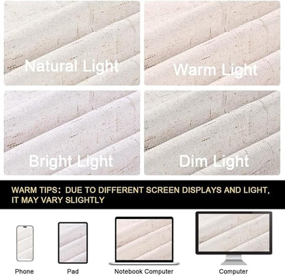 PrinceDeco 100% Blackout Curtains 120 Inches Long - Image 6