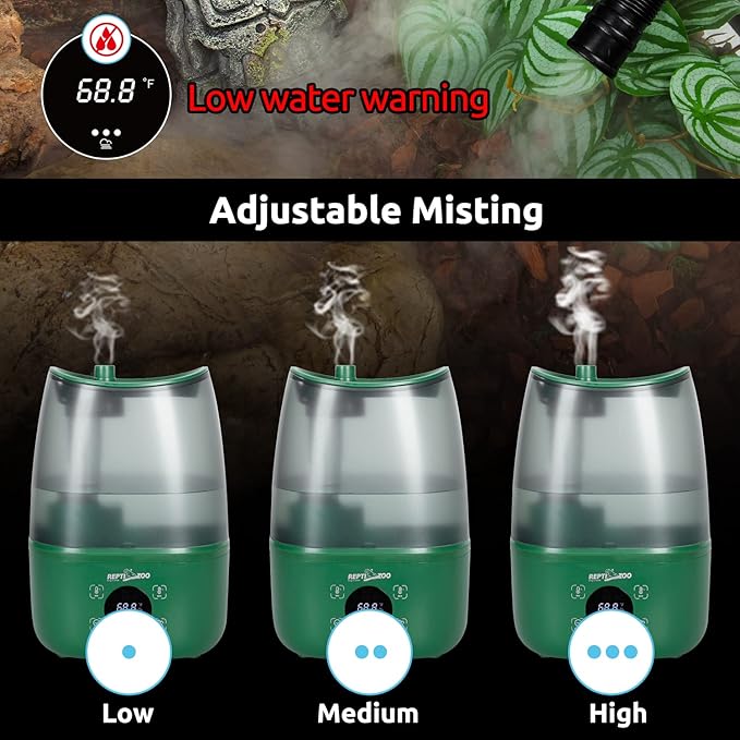 REPTIZOO Reptile Humidifier Fogger, 4L Large Reptile Fogger - Image 4