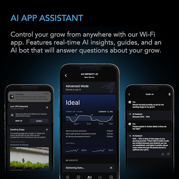 AC Infinity Controller AI+ Environmental Controller, Dynamic AI Controls Grow - Image 4