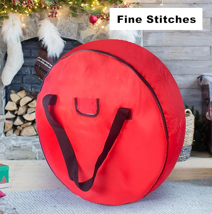 Christmas Wreath Storage Bag 30inch -Large Christmas Wreath Storage - Image 7