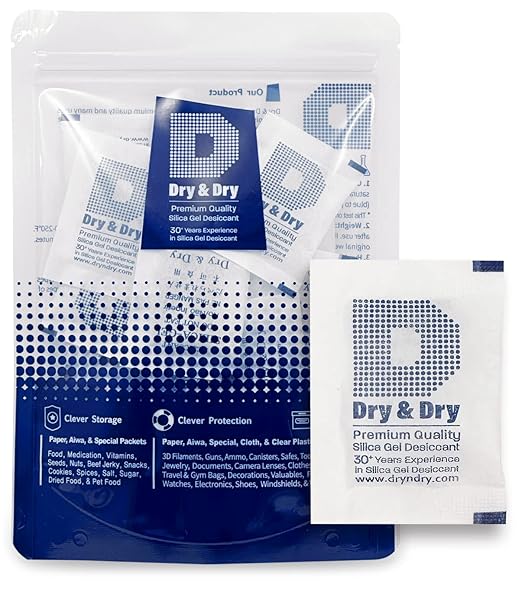 Dry & Dry Silica Gel Packets, Desiccants by DryDry