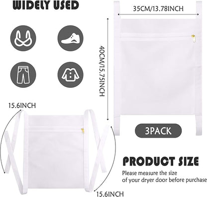 Sneaker Wash & Dry Net Bag for Dryer, 15.7x13.8 Inch Large HoneyComber Mesh Bags - Image 2