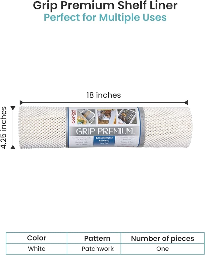 Con-Tact Brand Grip Premium Shelf Liner, Thick and Non-Adhesive Drawer Liner - Image 2