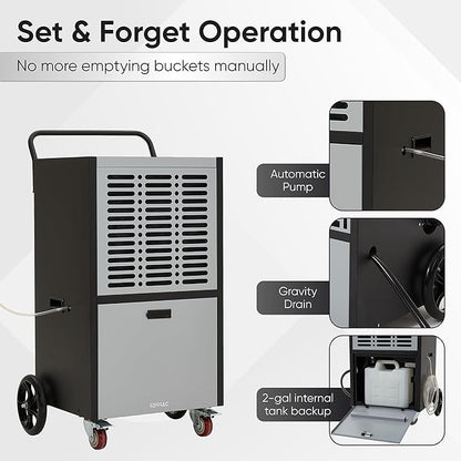 290 Pints Commercial Dehumidifier - Image 4