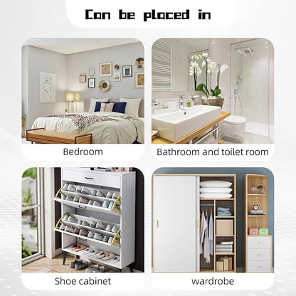 Hanging Moisture Absorbers, Portable Dehumidifier Bags, Fragrance Free Humidity - Image 7