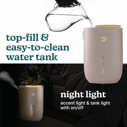 Homedics Natura Ultrasonic Warm & Cool Mist Humidifier, 1.3-Gal - Image 7