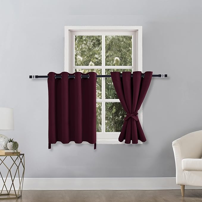 Hiasan RV Blackout Curtains for Bedroom, 52 x 36 Inches Long - Image 2