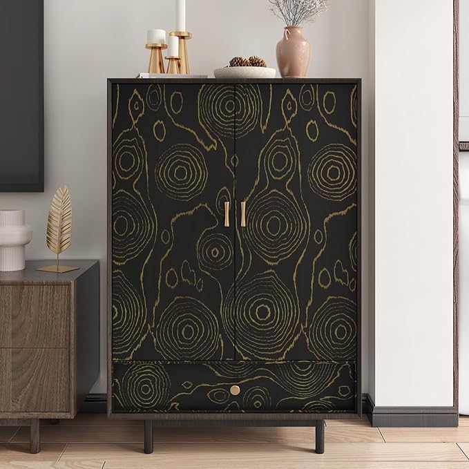 WESTICK Black/Gold Wood Contact Paper - Image 5