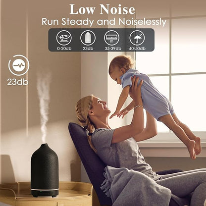 Diffuserlove Ceramic Essential Oil Diffuser Aromatherapy Diffusers - Image 6