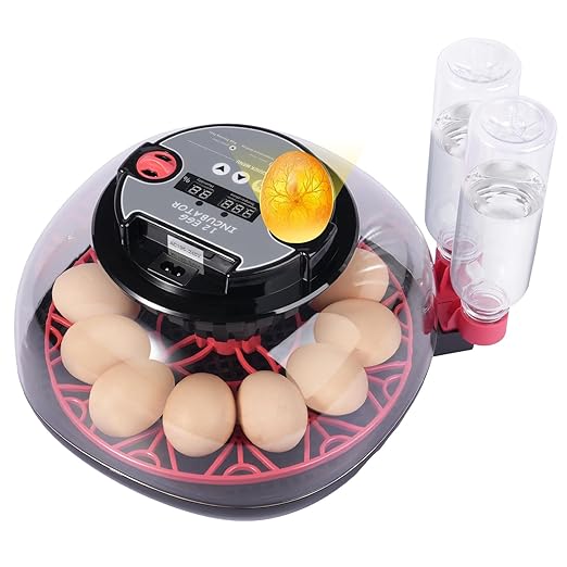 12 Egg Incubators for Hatching Eggs, Chicken Egg Incubator by HUMORRAP