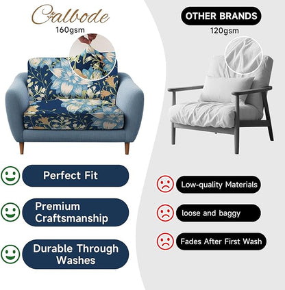 12Pcs Stretch Patio Cushion Cover, Printed Couch & Sofa Slipcovers - Image 4