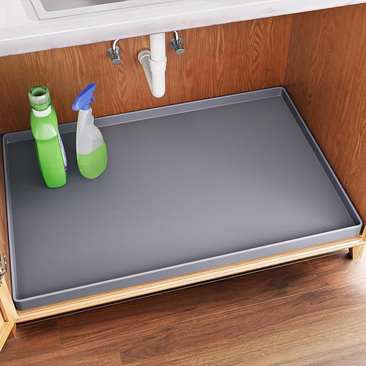FLATO Waterproof Under Sink Mat 34" x 19" Shelf Liner by Unknown