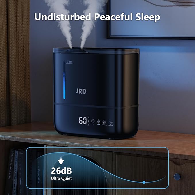 JRD Humidifiers for Bedroom, Ultrasonic Humidifier 4L for Large Room, Cool Mist - Image 9