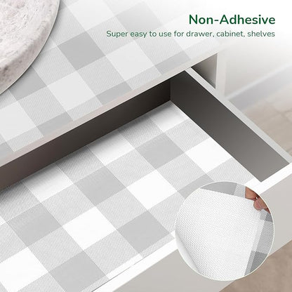 Shelf Liner for Kitchen Cabinets Non-Adhesive Drawer Liners Non-Slip Strong - Image 3