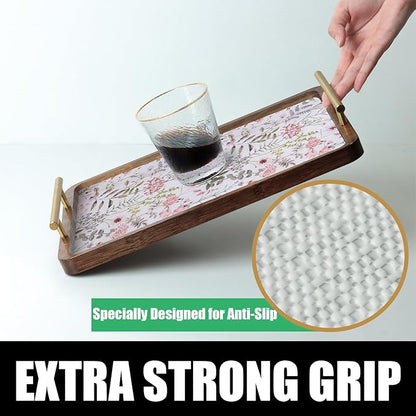 Floral Leaf Shelf Liners Strong Non-Slip and Non Adhesive 12IN x 20FT Shelf and - Image 5