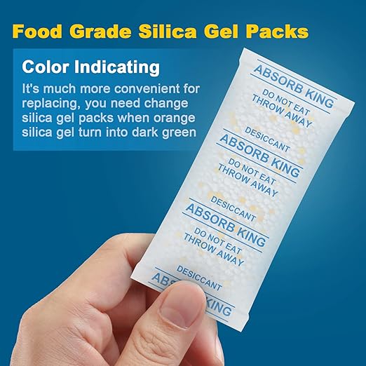 Silica Packets – 2 Gram 400 Packs Silica Gel Packets, Food Grade Desiccant Packs - Image 2