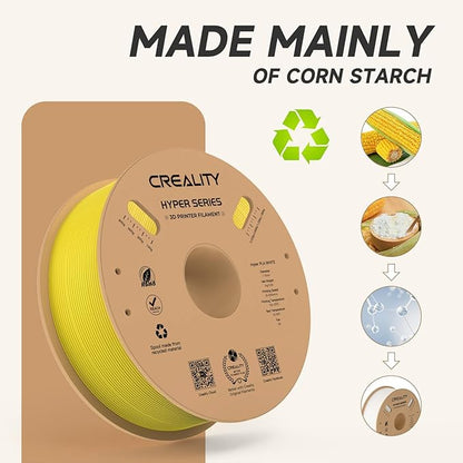 Official Creality Hyper PLA Filament 1.75mm, High Speed 30-600mm/s Rapid 3D - Image 5
