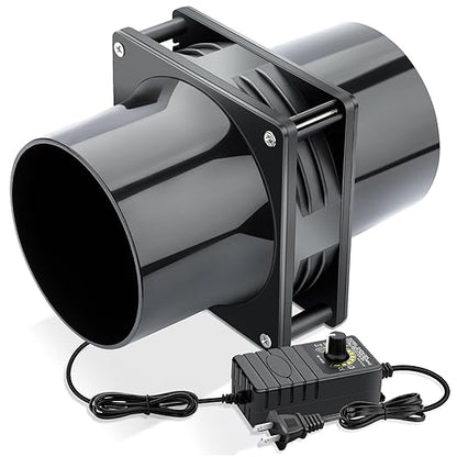 Wathai 120mm x 38mm 4 Inch Small Exhaust Fan 12V Duct Fan by Wathai