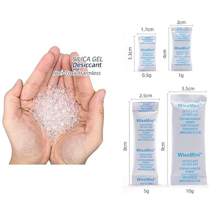 1 Gram 100 Packs Silica Gel Packets, Silica Packets, Food Grade Dessicant - Image 6