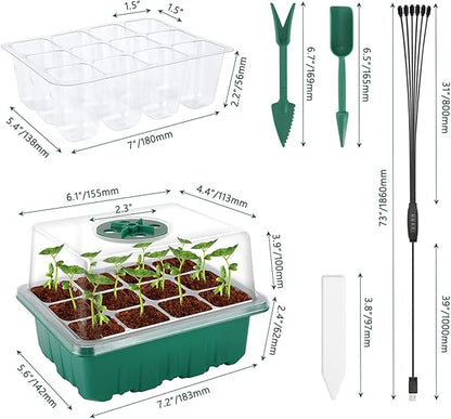 Seedling Starter Tray 6 Packs Seed Starter Tray - Image 8