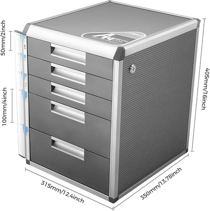 Metal Drawer Box, Luminium Alloy File Organiser - Image 2