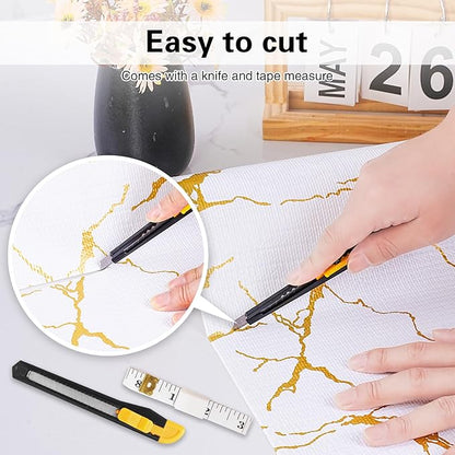 Drawer and Shelf Liner for Kitchen Cabinet, Non-Adhesive Cabinet Liner 18in x - Image 4