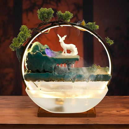 Tabletop Decoration Water Fountains Indoor Waterfall Fountains Humidifie - Image 4