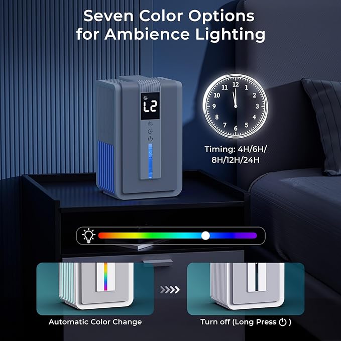 Dehumidifiers for Home, 42 OZ Small Dehumidifier - Image 4