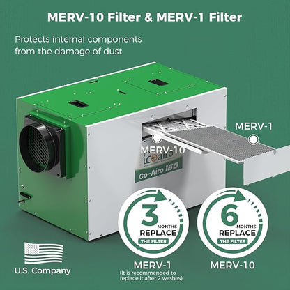 Whole House Dehumidifier with Controller, 280 Pint with Fresh Air Function - Image 7