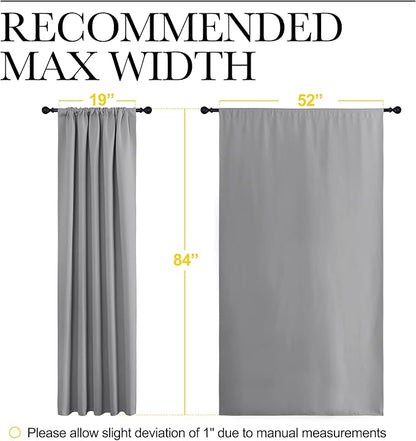 NICETOWN Blackout Curtains 84 inches Length - Image 7