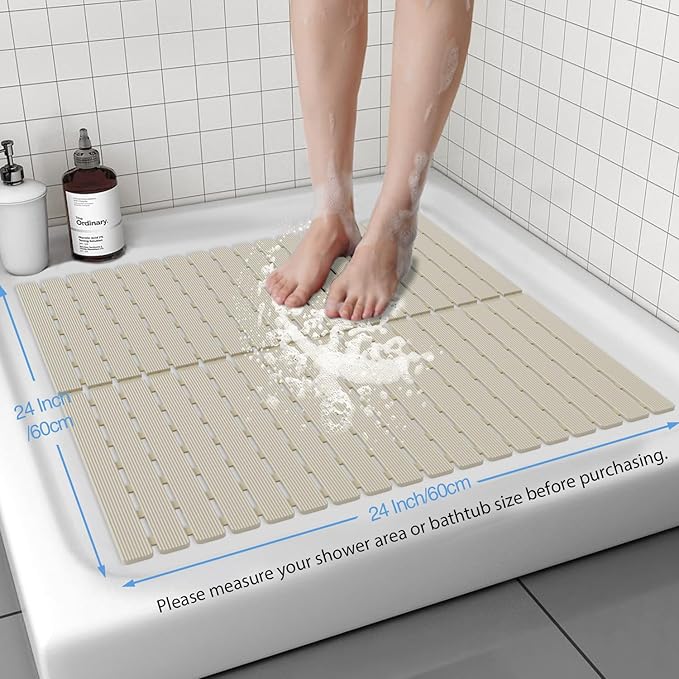 ​Shower Mat Non-Slip Bath Mat for Tub and Shower Stall, 200+ Suction Cups - Image 3
