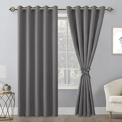 Hiasan Blackout Curtains for Bedroom, 60 x 84 Inches Long - Image 2