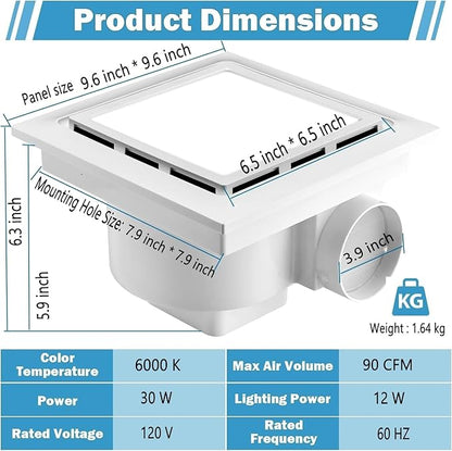 Nalle Ventilation Fans Bathroom Exhaust Fan - Image 4