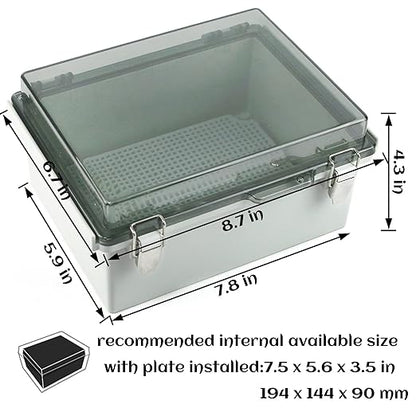 Sunnyglade ABS Plastic Dustproof Waterproof IP65 Junction Box Universal Durable - Image 4