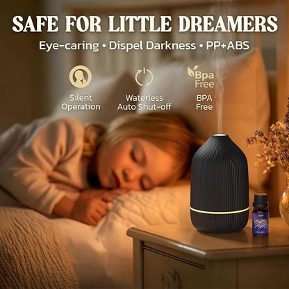 Essential Oil Diffuser, 100ml Aromatherapy Diffuser, Mini Ultrasonic Diffuser - Image 4