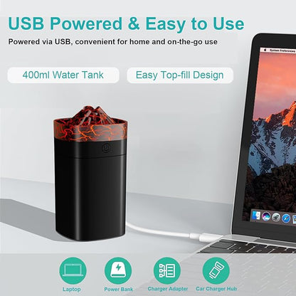 Portable Mini Humidifier, 400ml Small Humidifier - Image 6
