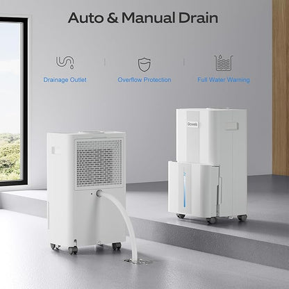 1600 Sq.ft Dehumidifiers for Home, Glowells 21 Pints Dehumidifier - Image 5