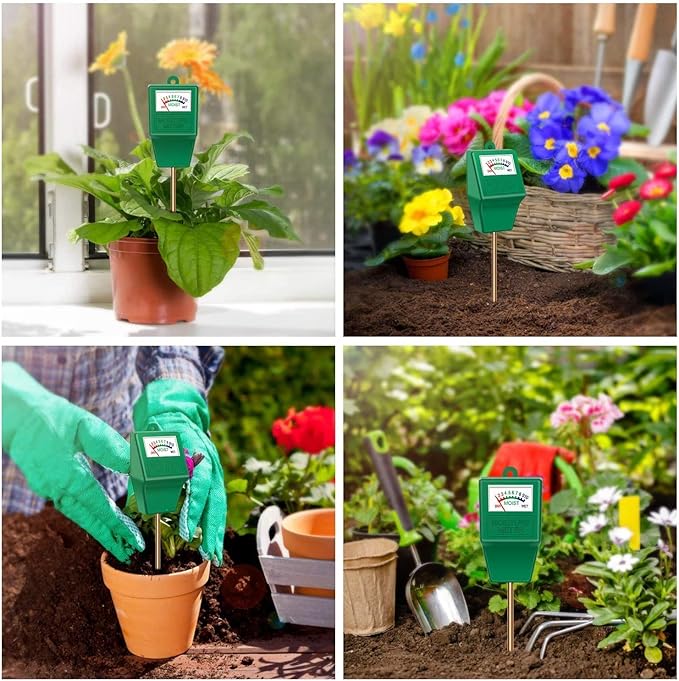 Soil Moisture Meter, 2 Pack Plant Hygrometer Moisture Sensor Plant Water Monitor - Image 4