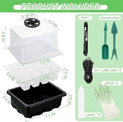 Lunies 6 Packs Seed Starter Trays - Image 7