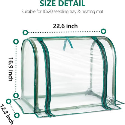Mini Indoor Greenhouse Tabletop Garden Nursery Plant Cover Tent Humidity Domes - Image 4