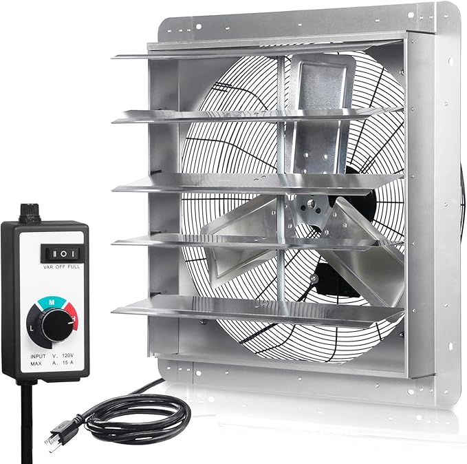 KEN BROWN 24 Inch Shutter Exhaust Fan by KENBROWN
