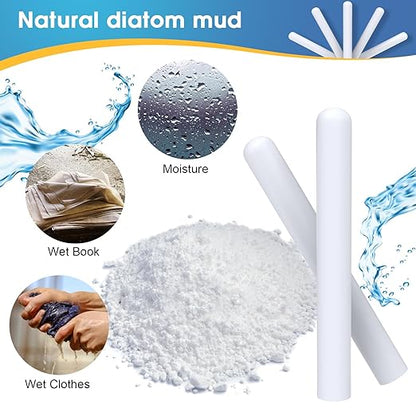 NUHUi 10 Pcs Large Drying Sticks Dry Desiccant Dehumidifier Rod Dryer Stick - Image 5