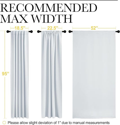 NICETOWN Living Room Darkening Curtain Panels - Image 7